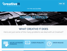 Tablet Screenshot of creativeit.tv